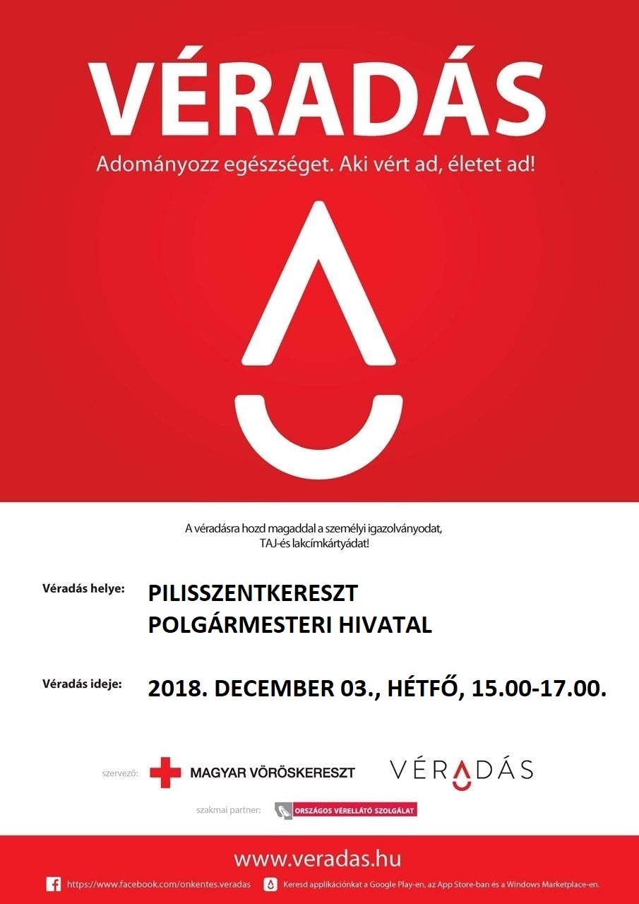 Véradás 2018