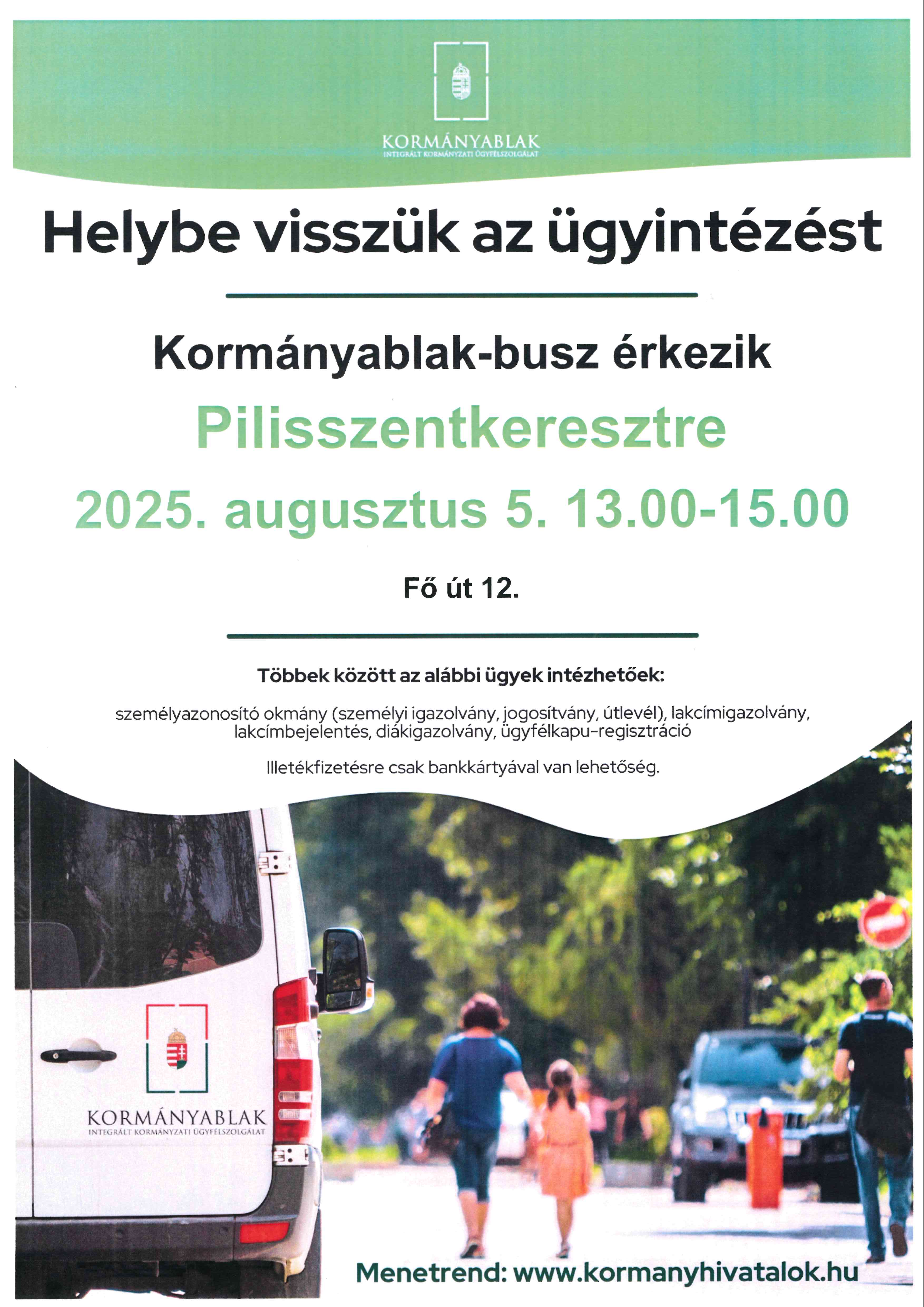 Kormányablak busz augusztus 5.
